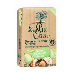 Le Petit Olivier Mandulaolaj extra finom natúr szappan (Extra Mild Surgras Soap) 250 g