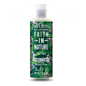 Faith in Nature Természetes tisztító balzsam normál és zsíros hajra Tea Tree (Cleansing Conditioner) 400 ml