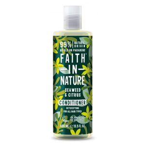 Faith in Nature Természetes tengeri moszat kondicionáló minden hajtípusra (Detoxifying Conditioner) 400 ml