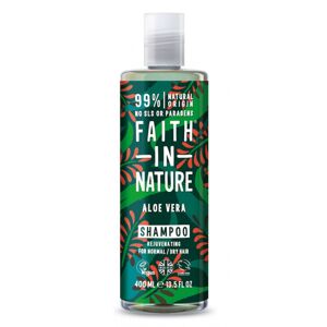 Faith in Nature Fiatalító természetes sampon normál és száraz hajra  Aloe vera (Rejuvenating Shampoo) 400 ml