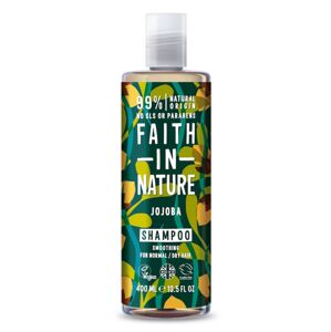 Faith in Nature Természetes sampon jojobaolajjal normál és száraz hajra (Smoothing Shampoo) 400 ml