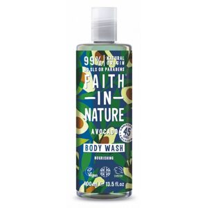 Faith in Nature Tápláló természetes tusfürdő avokádóolajjal (Body Wash) 400 ml