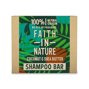 Faith in Nature Szilárd sampon Kókusz  és shea vaj (Shampoo Bar) 85 g
