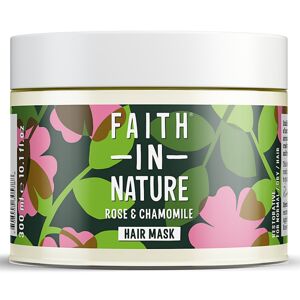 Faith in Nature Regeneráló természetes maszk normál és száraz hajra Rózsák és kamilla (Hair Mask) 300 ml