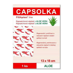 FIXAplast CAPSOLKA Kapszaicin melegítő tapasz ALOE 13 x 18 cm 1 db