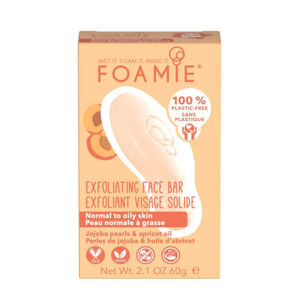 Foamie Tisztító bőrszappan hámlasztó hatással  (Exfoliating Cleansing Face Bar) 60 g