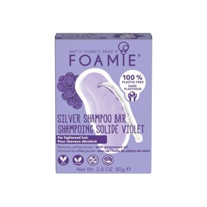 Foamie Szilárd sampon szőke és szőkített hajra  Silver Linings (Shampoo Bar) 80 g