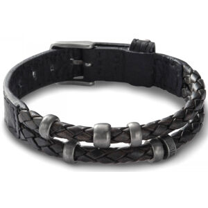 Fossil Férfi bőr karkötő JF85460040
