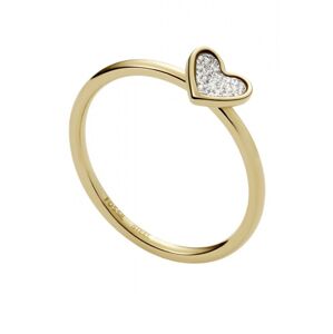 Fossil Romantic aranyozott gyűrű Valentine JF03943710 57 mm