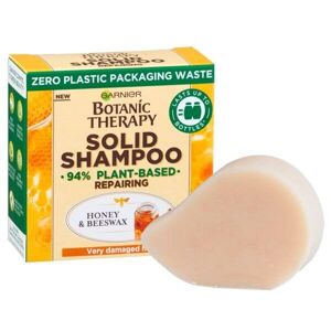 Garnier Megújító szilárd sampon nagyon sérült hajra Botanic Therapy (Honey & Beeswax Solid Shampoo) 60 g