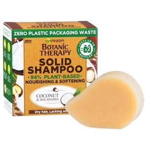 Garnier Tápláló és lágyító szilárd sampon száraz hajra  Botanic Therapy (Coconut & Macadamia Solid Shampoo) 60 g