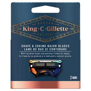 Gillette Borotvabetét King (Shave & Edging Razor Blades) 5 ks