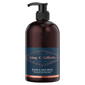 Gillette Sampon szakállra és arcra King (Beard & Face Wash) 350 ml