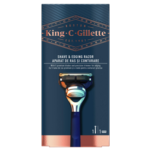Gillette Borotva King (Shave & Edging Razor) + 1 tartalék fej