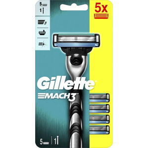 Gillette Gillette Mach3 borotva + 5 csere fej