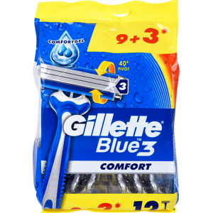 Gillette Férfi eldobható borotvák  Gillette Blue3 9+ 3 db