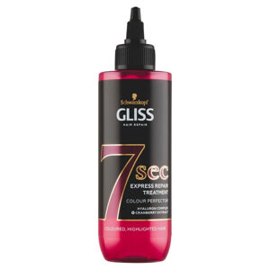 Gliss Kur Expressz regeneráló kezelés festett hajra 7 mp Colour Perfector (Express Repair Treatment) 200 ml