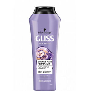 Gliss Kur Regeneráló sampon szőke hajra Blonde Hair Perfector (Purple Repair Shampoo) 250 ml