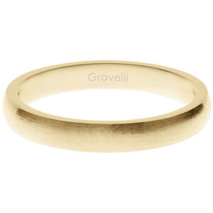 Gravelli Aranyozott rozsdamentes acél gyűrű GJRWYGX106 53 mm