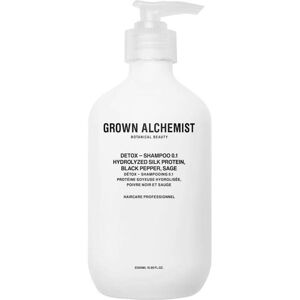 Grown Alchemist Hydrolyzed Silk Protein, Lycopene, Sage (Detox Shampoo) méregtelenítő sampon 500 ml