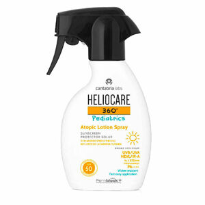 Heliocare Baby napvédő krém spray érzékeny és atópiás bőrre  SPF 50 360° (Atopic Lotion Spray) 250 mll