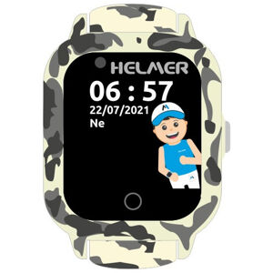 Helmer Okos érintőképernyős óra GPS lokátorral és kamerával - LK 710 4G szürke