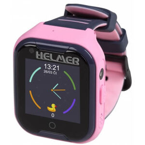 Helmer LK 709 4G rózsaszín - gyerekóra GPS lokátorral, videohívással, vízálló
