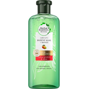 Herbal Essence Sampon száraz és festett hajra Potent Aloe + Mango (Color Protect & Shine Shampoo) 380 ml