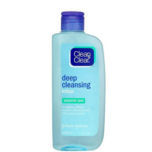 Clean & Clear Arctisztító toni9k érzékeny bőrre (Deep Clansing Lotion For Sensitive Skin) 200 ml