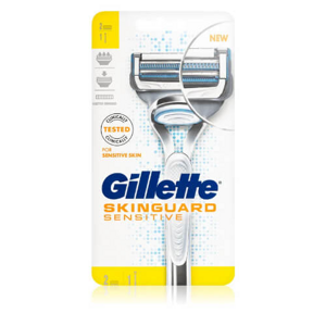 Gillette Borotva érzékeny bőrre + tartalék fej  Skinguard Sensitive 2 db