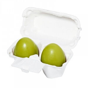 Holika Holika Tisztító szappan minden bőrtípusra (Green Tea Egg Soap) 2 x 50 g