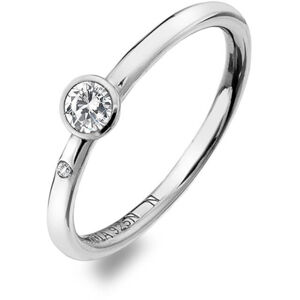 Hot Diamonds Luxus ezüst gyűrű topázzal és  gyémánttal Willow DR206 60 mm