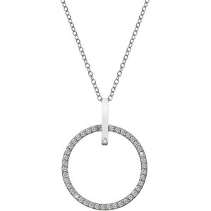 Hot Diamonds Ezüst nyaklánc valódi gyémánttal Flora DP718 (nyaklánc, medál)