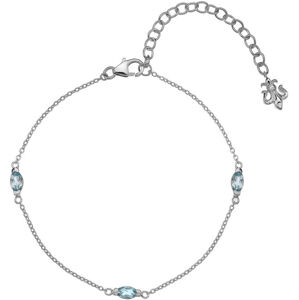 Hot Diamonds Ezüst karkötő decemberben született Anais blue Topaz AB012