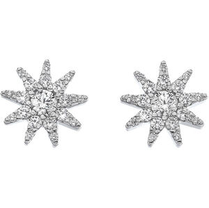 Hot Diamonds Csillogó ezüst fülbevalók Emozioni Stella EE037