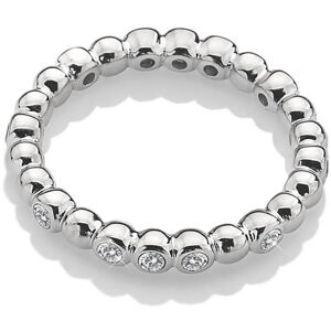 Hot Diamonds Csillogó ezüst gyűrű Emozioni ER024 52 mm