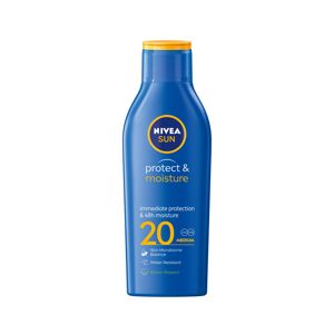 Nivea Hidratáló naptej SPF 20 Sun (Protect & Moisture Lotion) 200 ml