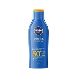 Nivea Hidratáló naptej SPF 50 (Protect & Moisture Lotion) 200 ml