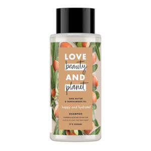 Love Beauty and Planet Hidratáló sampon shea vajjal és szantálfával (Happy & Hydrate d Shampoo) 400 ml
