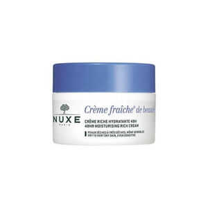 Nuxe Creme Fraiche De Beauté (48HR Moisture Rich Cream) hidratáló-tápláló krém száraz és nagyon száraz bőrre 50 ml