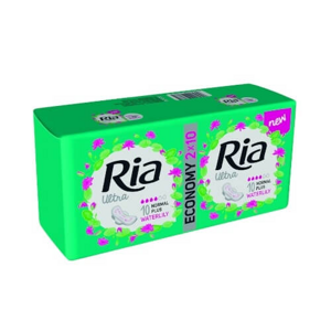 Ria Egészségügyi szalvéták Ultra Plus Waterlily illattal 20 db Duopack