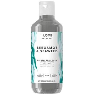 I Love Hidratáló tusfürdő Naturals Bergamot & Seaweed (Body Wash) 500 ml