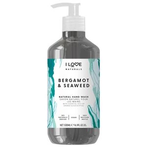 I Love Hidratáló folyékony kézszappan  Naturals Bergamot & Seaweed (Hand Wash) 500 ml