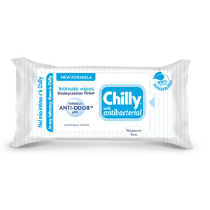 Chilly Chilly intim törlőkendő (Intima Antibacterial) 12 db