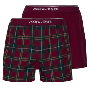 Jack&Jones 2 PACK - férfi alsónadrág 12197812 Rhododendron XL