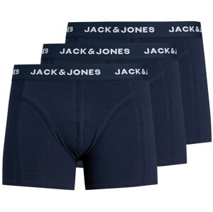 Jack&Jones 3 PACK - férfi boxeralsó JACANTHONY 12171946 Blue Nights XL