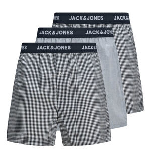 Jack&Jones 3 PACK - férfi alsónadrág JACBLUE 12174305 Navy Blazer L