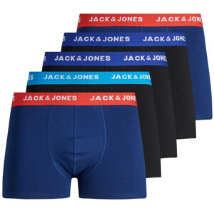 Jack&Jones 5 PACK - férfi boxeralsó JACLEE 12144536 Surf the Web XXL