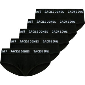 Jack&Jones 5 PACK - férfi alsó  JACSOLID 12175102 Black M