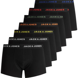 Jack&Jones 7 PACK - férfi boxeralsó JACBASIC 12165587 Black L